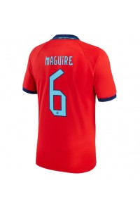 Engeland Harry Maguire #6 Voetbaltruitje Uit tenue WK 2022 Korte Mouw